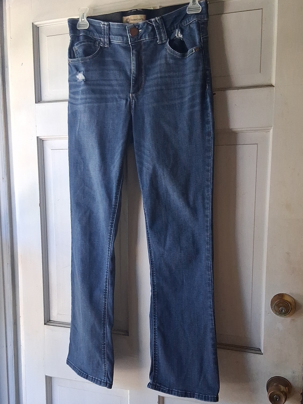 Democracy Women's Ab Technology Size 10 Blue Flare Jeans